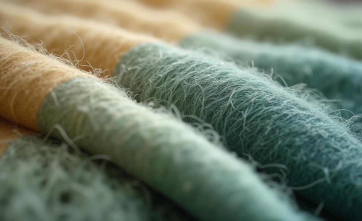 Close up of organic hand-woven textile textures